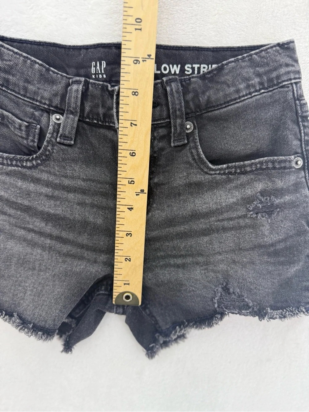 Girls Gap Kids Black Low Stride Shorts Size 8